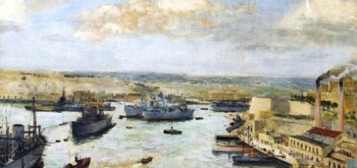 troopship mediterranean harbour WW2 cricket